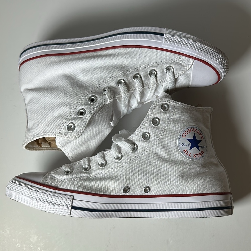NWOT CONVERSE | Chuck Taylor All Star White High Top Shoes - Picture 8 of 13